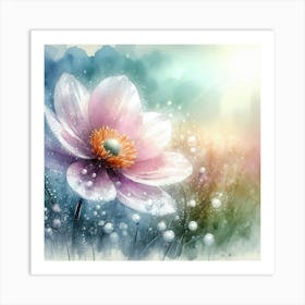 Watercolor Flower Art Print