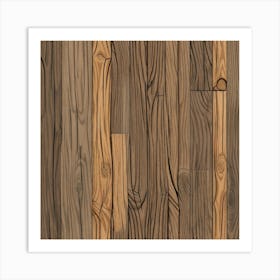 Wood Floor Texture Art Print