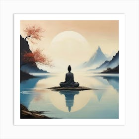 Buddha Meditation Art Print