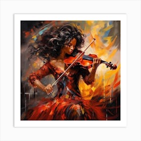 Violinist 4 Art Print