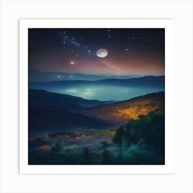 Night Sky 3 Art Print