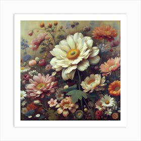 Daisies Art Print