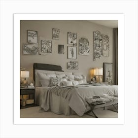 Bedroom 2 Art Print