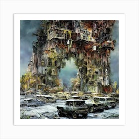 Ruins Of The City Art Print