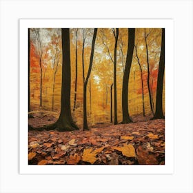 Autumn Forest 8 Art Print