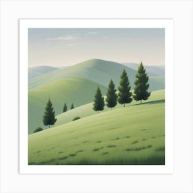 Landscape 9 Art Print