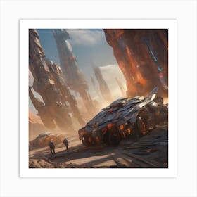 Sci - Fi City Art Print