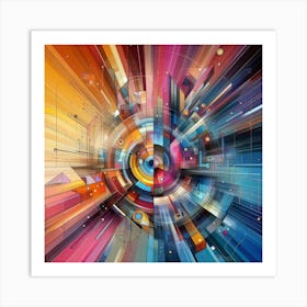 Abstract Abstract Painting 4 Art Print