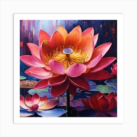 Lotus Flower Art Print