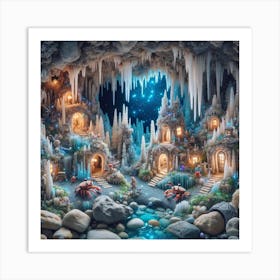 Crab Cave Neighborhood Art Print