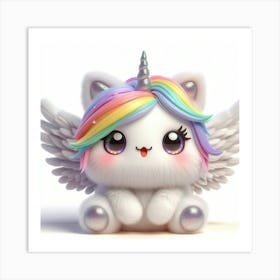 Unicorn Cat, caticorn 10 Art Print