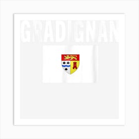 Gradignan Flag National France Pride Gift Art Print