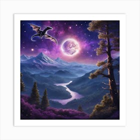 Dragon In The Sky 6 Art Print