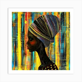 Belle Princess - African Belle Fille Art Print