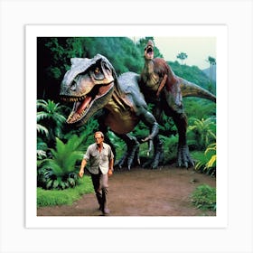 Jurassic Park 4 Art Print