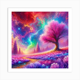 Tree In The Sky 54 Art Print