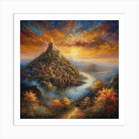 Golden Sky Art Print