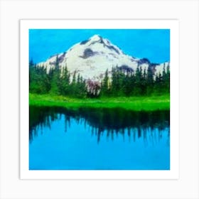 The Sinking Mountain Art Print