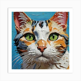 Portrait Of A Cat 2 Art Print