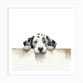 Dalmatian Dog 1 Art Print