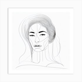 Portrait Of A Woman 3 Art Print