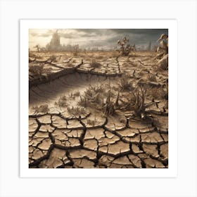 Dry Land 11 Art Print