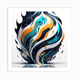 Abstract Painting 3 Art Print