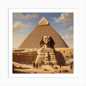 Egyptian Pyramids 1 Art Print