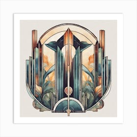 Deco Art Art Print