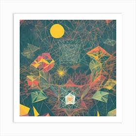 Geometric Shapes Art Print