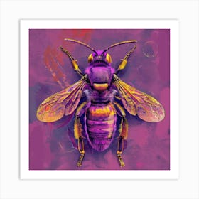 Bee Canvas Print Art Print