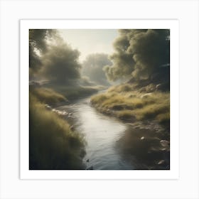 'River' 4 Art Print