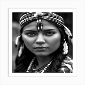 Native American Woman Art Print
