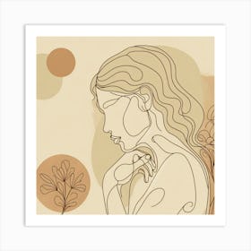 Portrait Of A Woman 28 Art Print