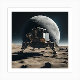 Moon Rover Art Print