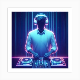 Dj Dj Art Print