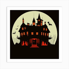 Halloween Vector 11 Art Print