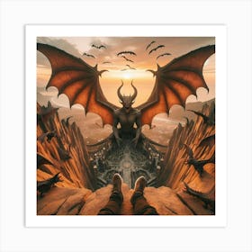 Dragons And Demons Art Print