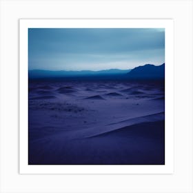 Indigo Vast Nothingness Art Print