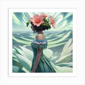 Flora Art Print