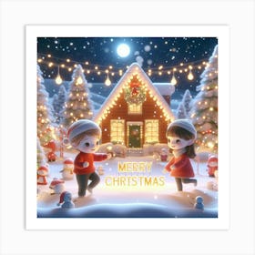 Merry Christmas Art Print