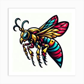 Bee Tattoo Design Art Print