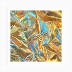 Gold Foil Background 1 Art Print