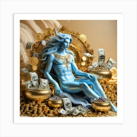 Money and golds attraction Art Print