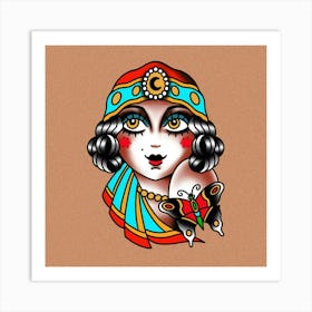 Gipsy Lady Art Print