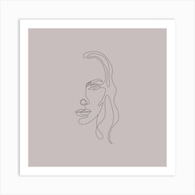 Portrait Of A Woman Art Print