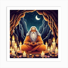 Lord Shiva 3 Art Print