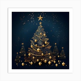 Christmas Tree 18 Art Print