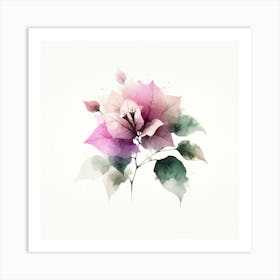 Watercolor Flower 1 Art Print