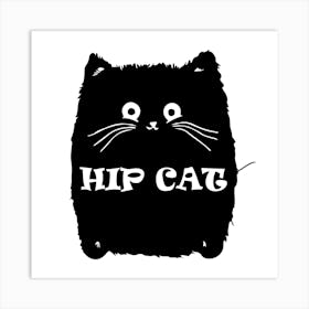 Hip Cat Art Print